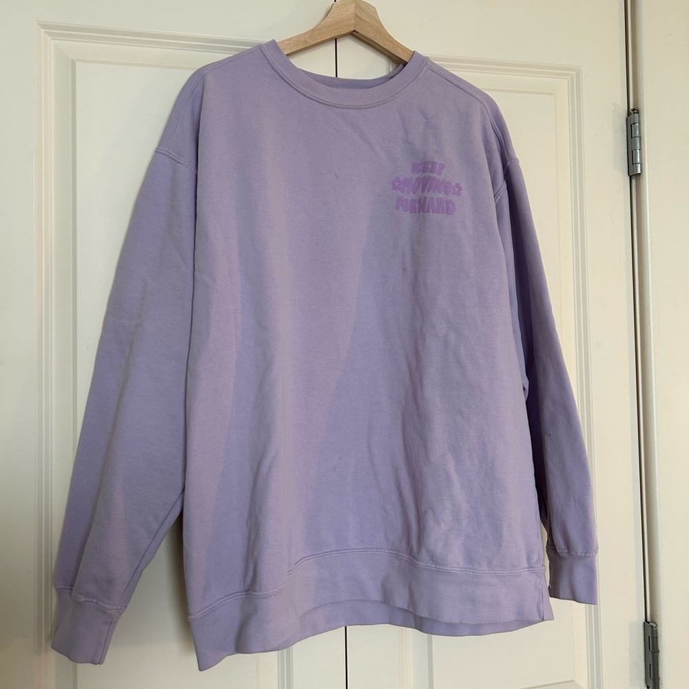 “Don’t trip over what’s behind you” Crewneck All things Lily Ann
